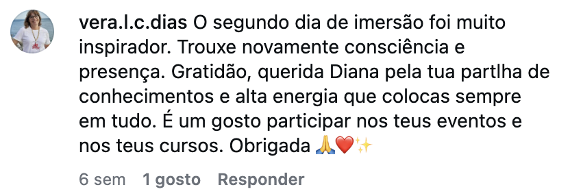 Testemunho do Instagram