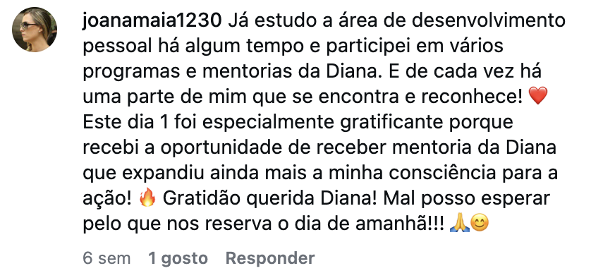 Testemunho do Instagram