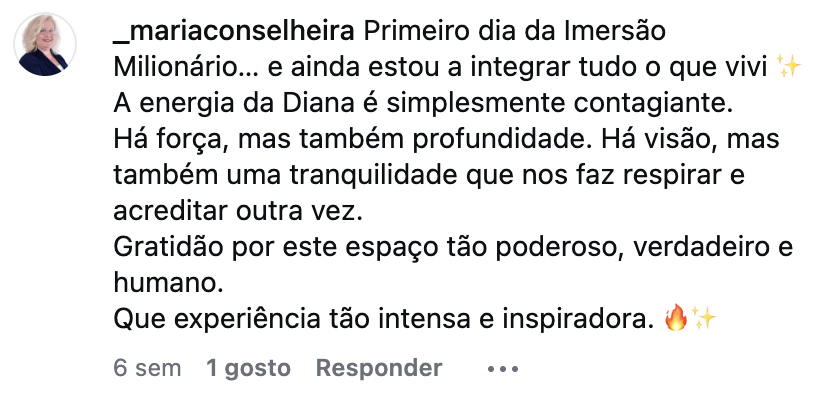 Testemunho do Instagram